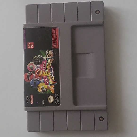 Mighty Morphin Power Rangers Super Nintendo Game Entertainment System 1991 - Picture 8 of 10